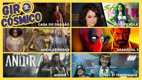 GIRO CÓSMICO (DeadPool 3, The Witcher Origins, Loki 2 Temporada e outros)