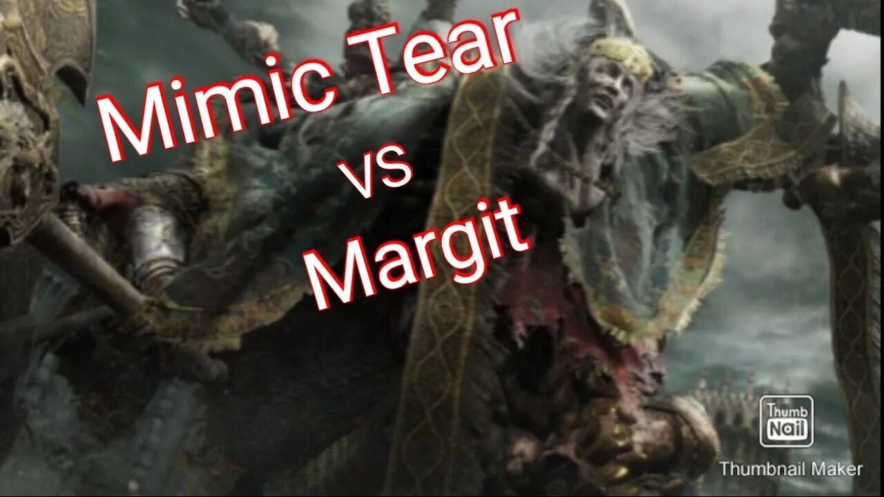 Elden Ring. Mimic Tear Vs Margit The Fell omen. NG+