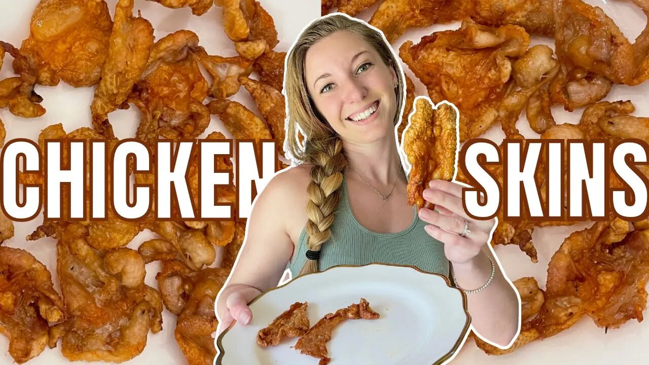 How I Make CRISPY CRUNCHY Chicken Skins(Easy Carnivore Diet Snack)