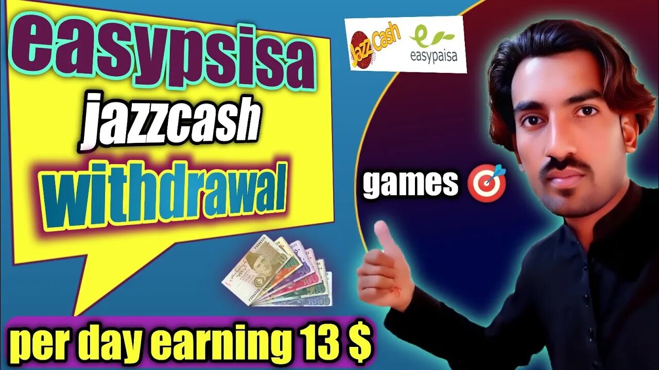 easypsisa and jazzcash withdrawal game | play game earn money per day 13$