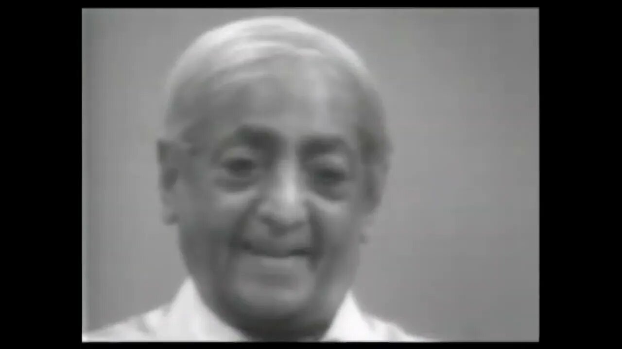 Is there an action not based on thought J Krishnamurti
