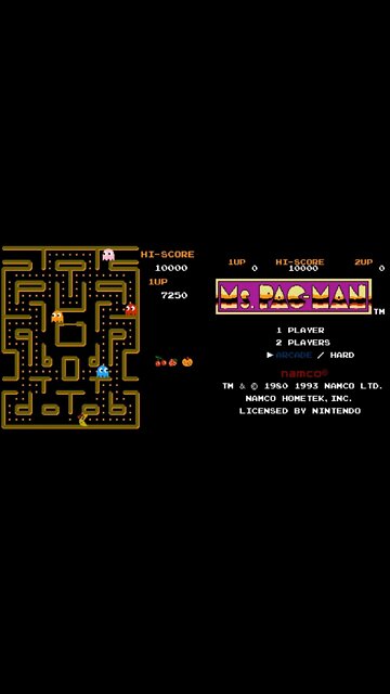 1982 Ms. Pac-man.