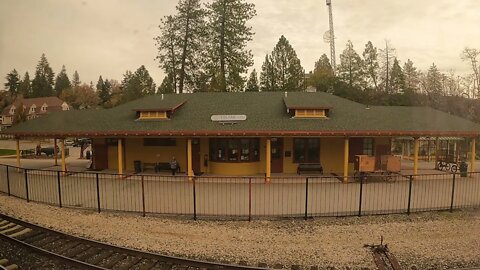 Amtrak California Zephyr Westbound Departing from Colfax, CA