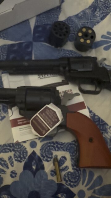 9 shot 22cal single action revolver