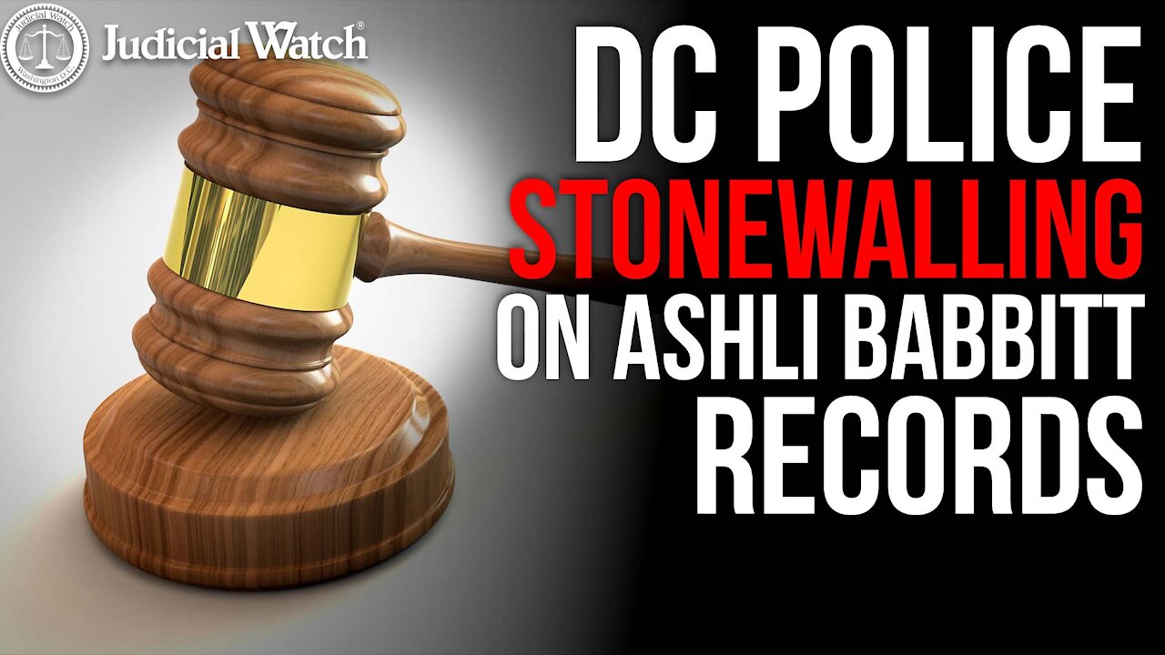 DC Police STONEWALLING on Ashli Babbitt Records