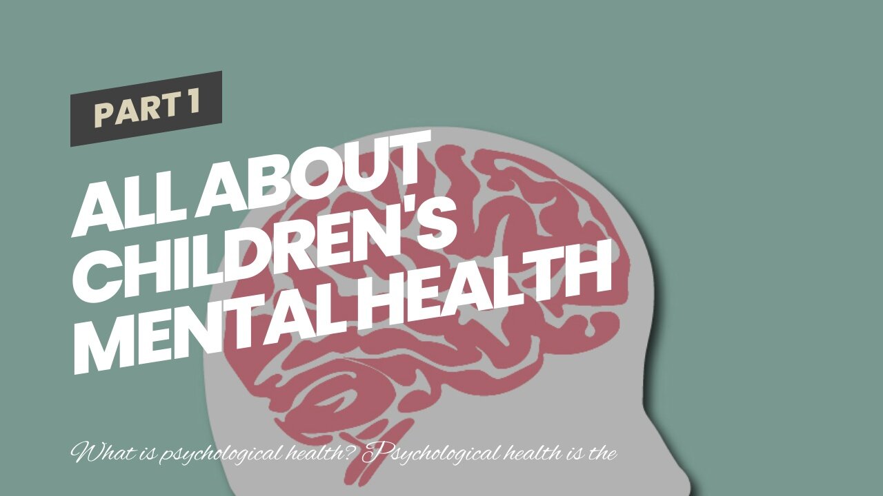 All About Children's mental health - American Psychological Association