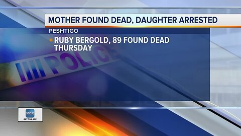 Death of elderly woman in town of Peshtigo under investigation