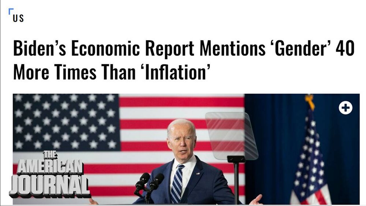 Biden’s Economic Report Mentions “Gender” 40 More Times Than “Inflation”