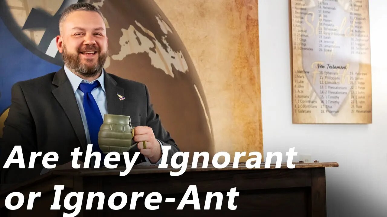 Are they Ignorant or Ignore-Ant (Pastor Jones) Wednesday-PM