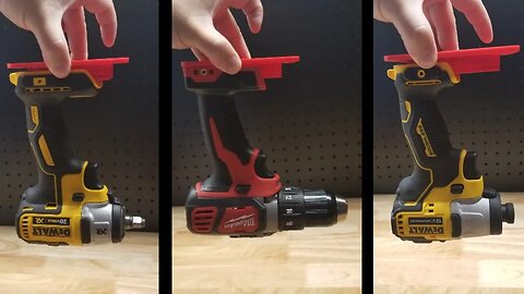 Cordless Tool Holders! Holds Both Milwaukee And DeWALT