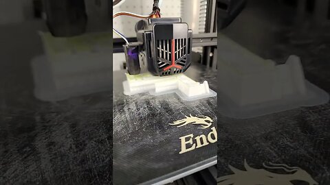 Ender 3 Neo Changing Changing Filament Type Mid Print Without Slicing #3dprinting #creality #ender3