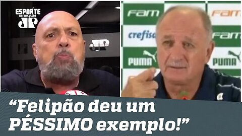 Narrador DESABAFA contra Felipão após eliminação do Palmeiras para o São Paulo!