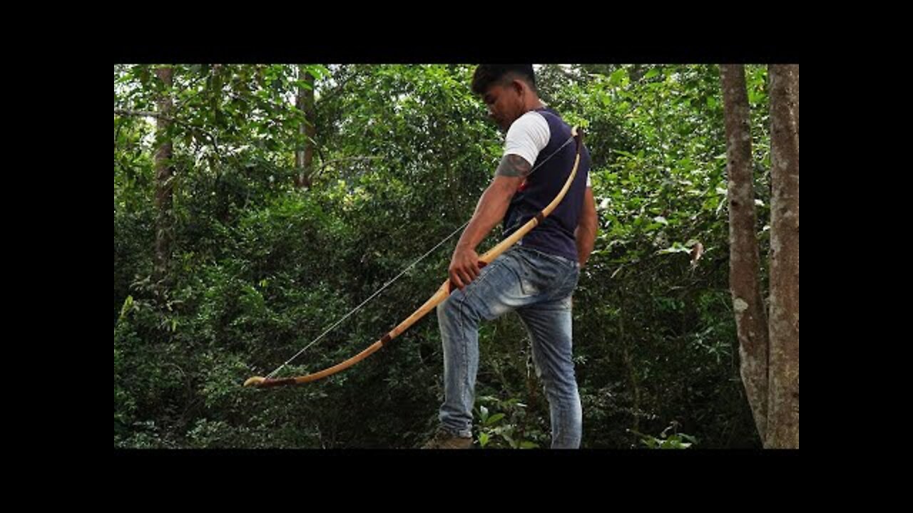 How To Make Perfect Powerful Bamboo Bow | DIY Bamboo Bow