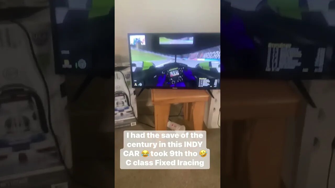 What a save I had in this race 😂 couldn’t of gotten any luckier