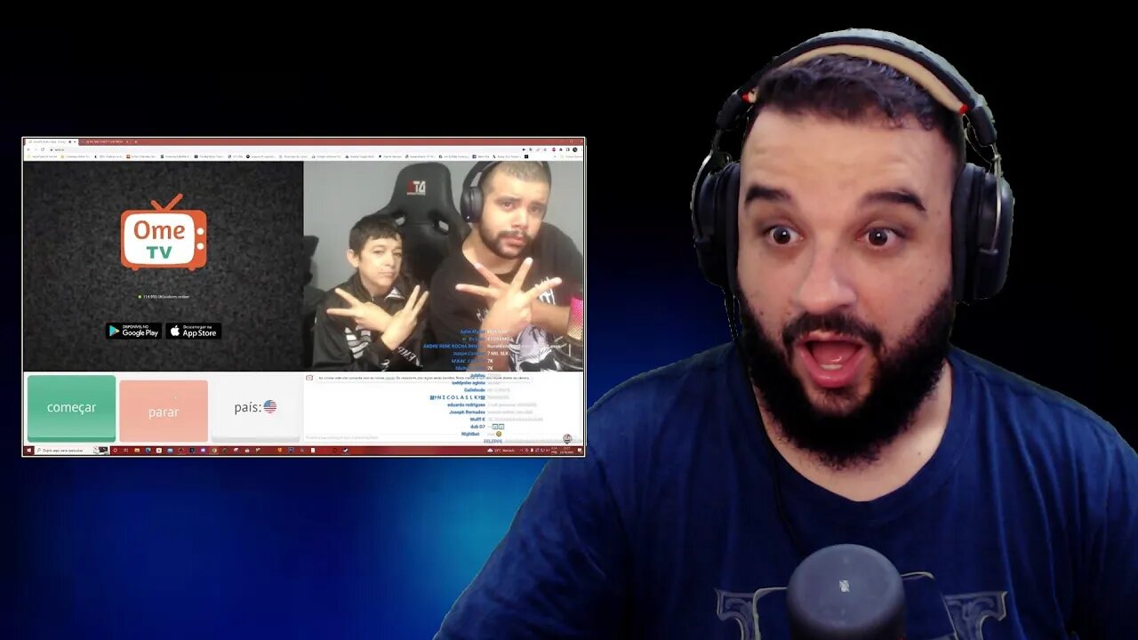 (REACT) LUANGAMEPLAY MELHORES MOMENTOS LIVE NO OMEGLE - @Favali