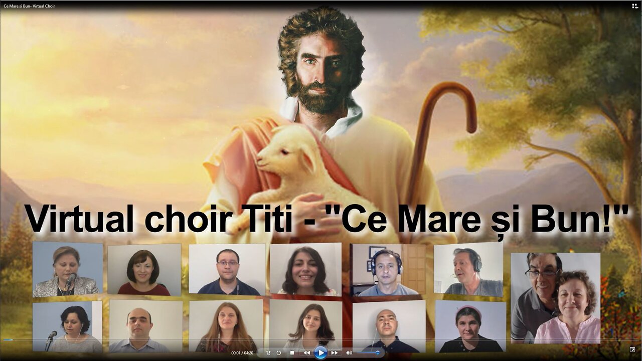 Virtual Choir Titi Ionescu -"Ce Mare si Bun"