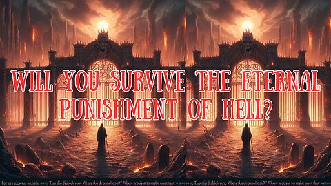 Will You SURVIVE the Eternal PUNISHMENT of Hell?