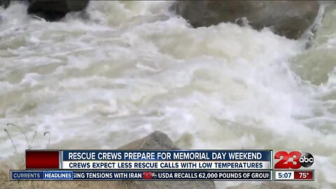 Rescue crews prepare for Memorial Day weekend