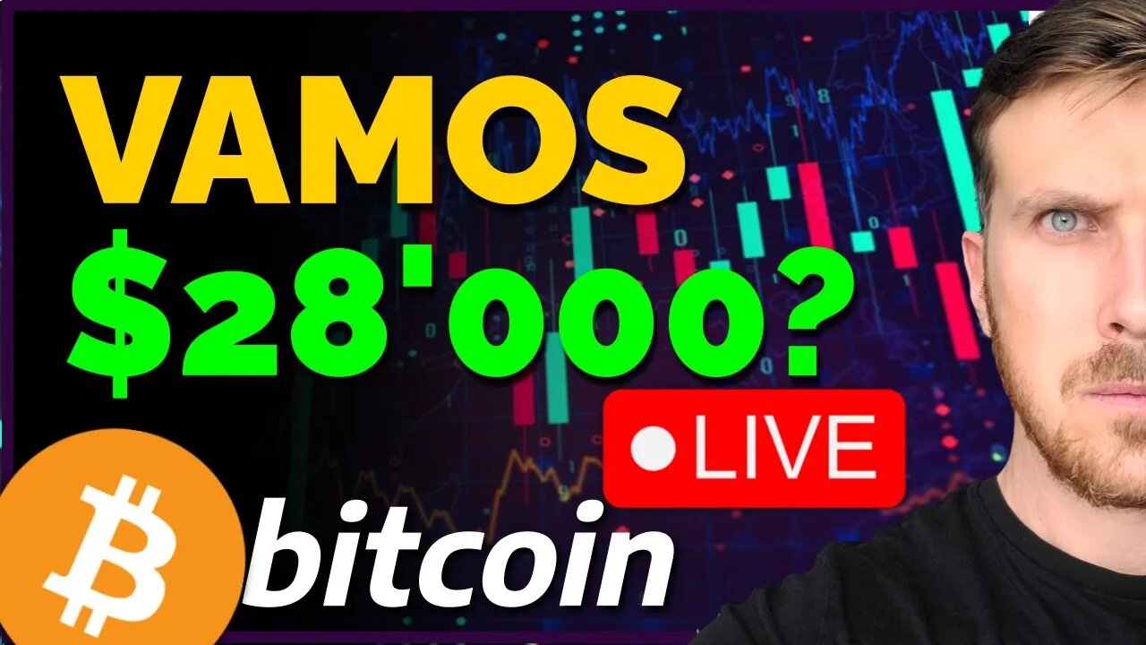 BITCOIN BULLISH: VAMOS A $28K? 😱