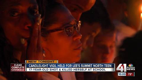 Family, friends honor Lee's Summit teen at vigil