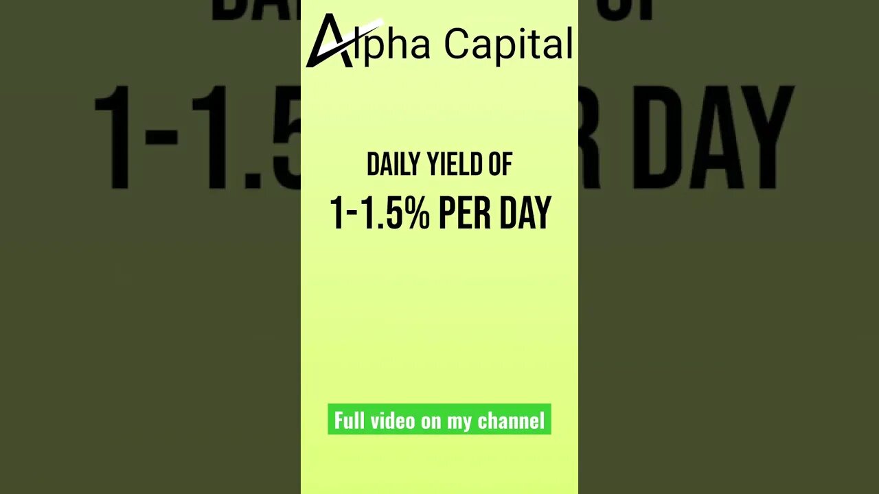 Alpha Capital Calculator