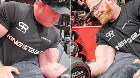 Lifting freaky heavy stuff in a public gym with Lachlan Adair