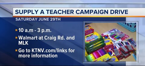 Supply drive for local teachers