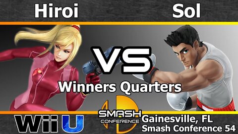 Hiroi (ZSS & Peach) vs. Noble|Sol (Little Mac) - Winner Quarters - SC54