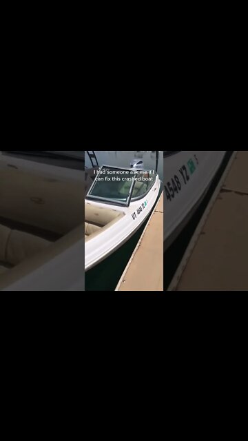 Would you let this dude repair your boat?😳🤯
