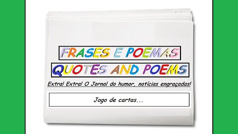 Notícias engraçadas: Jogo de cartas... [Frases e Poemas]