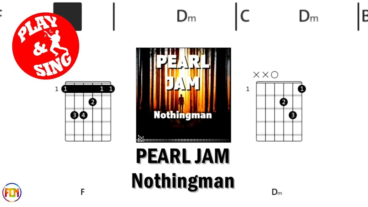 PEARL JAM Nothingman FCN GUITAR CHORDS & LYRICS