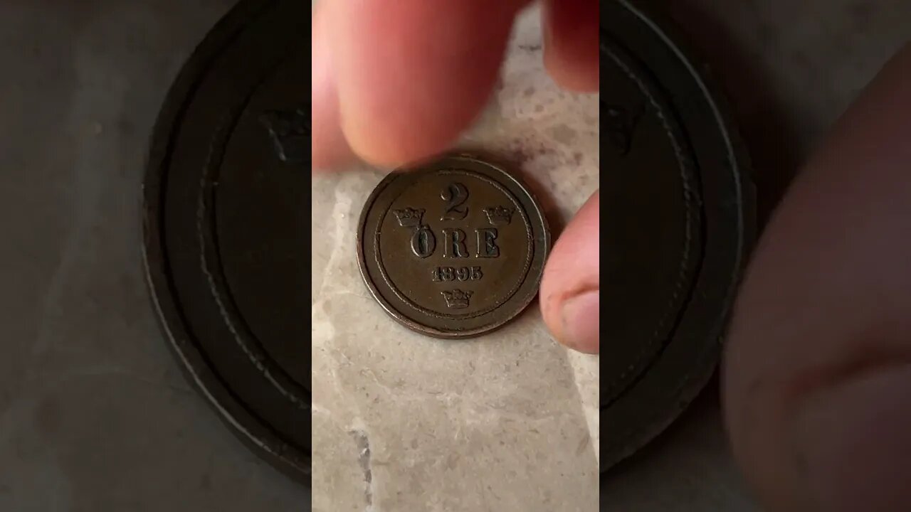 Very Old 2 Ore Coin From Sweeden