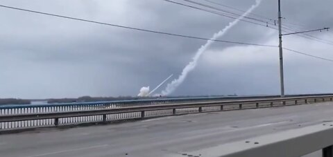 Anti-Aircraft Missile Launch, Kyiv.