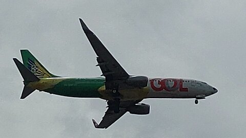 Boeing 737-800 PR-GUK coming from Rio de Janeiro to Fortaleza