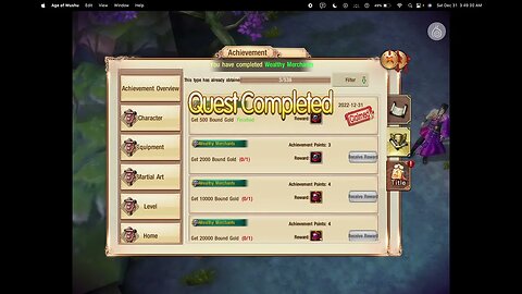 AGE OF WUSHU CHARACTER -- FRANSISCA SIM