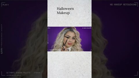 Step by Step Halloween Makeup and Tutorial #shorts