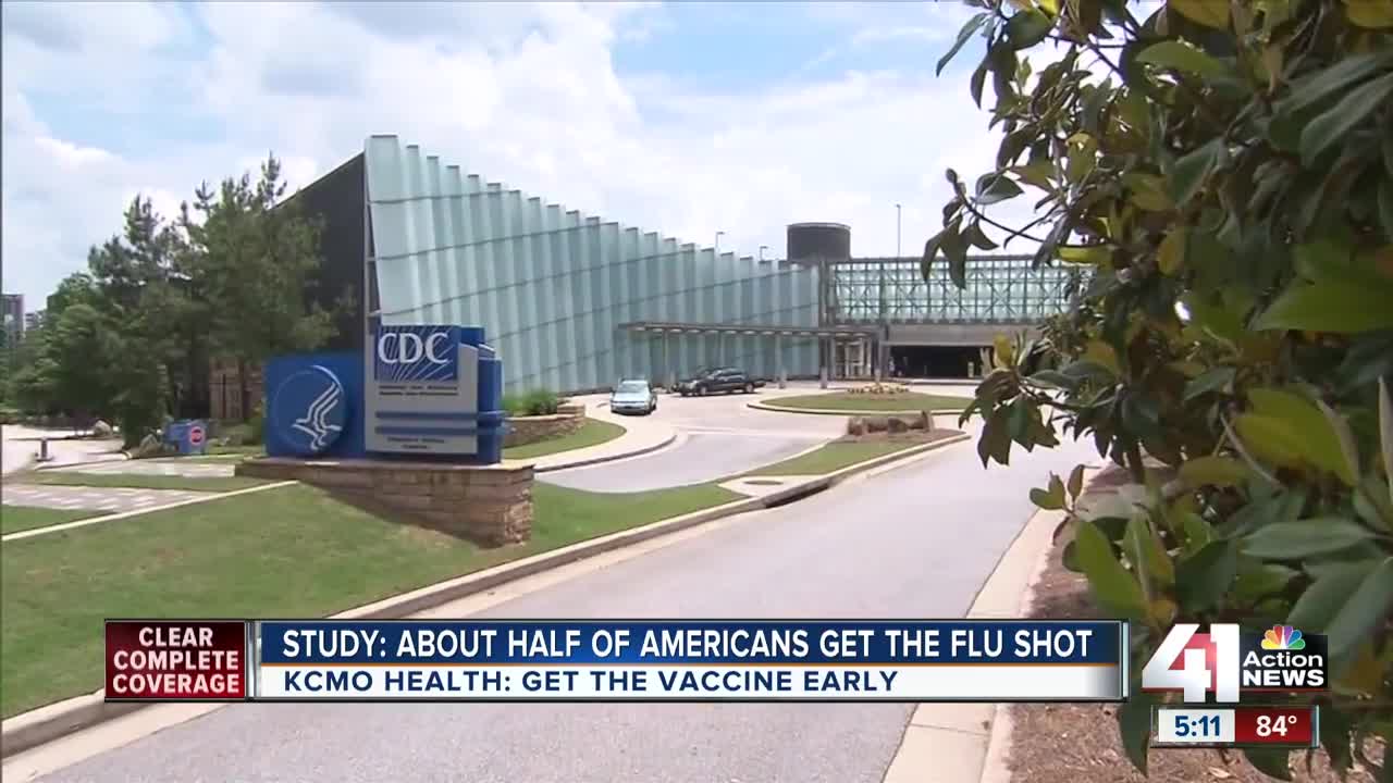 Study: About half of Americans get the flu shot