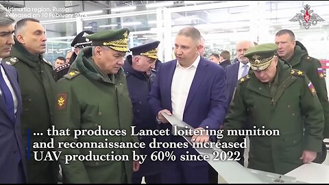 Russia's Shoigu praises drone production ramping up, says more advances to come