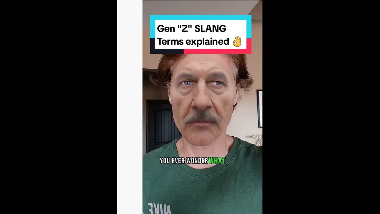 GEN "Z" slang terms explained by "THE WISE OLD MAN" 🤣