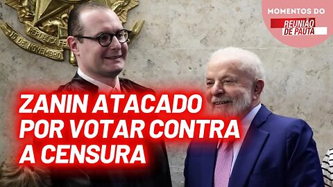 Zanin atacado por votar contra a censura | Momentos do Reunião de Pauta