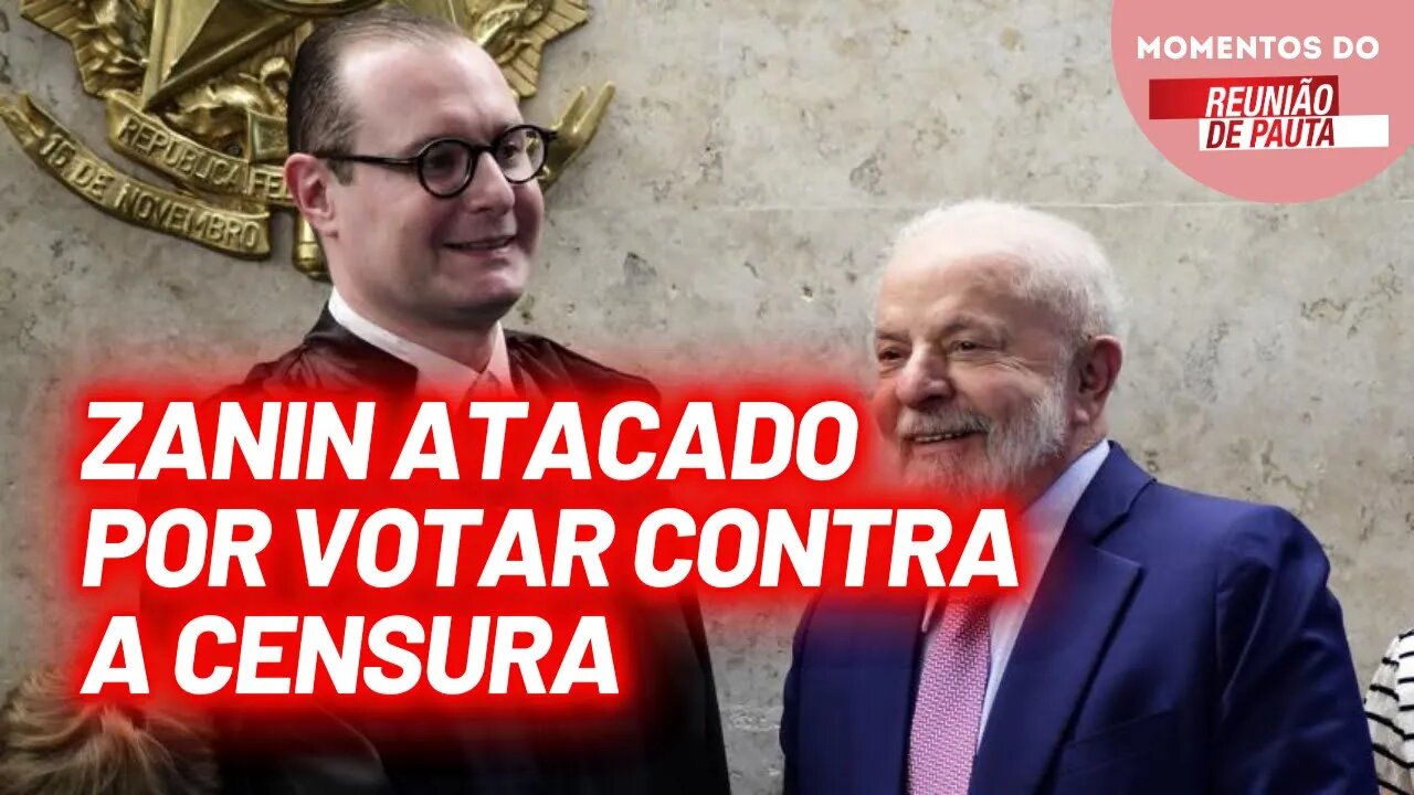 Zanin atacado por votar contra a censura | Momentos do Reunião de Pauta