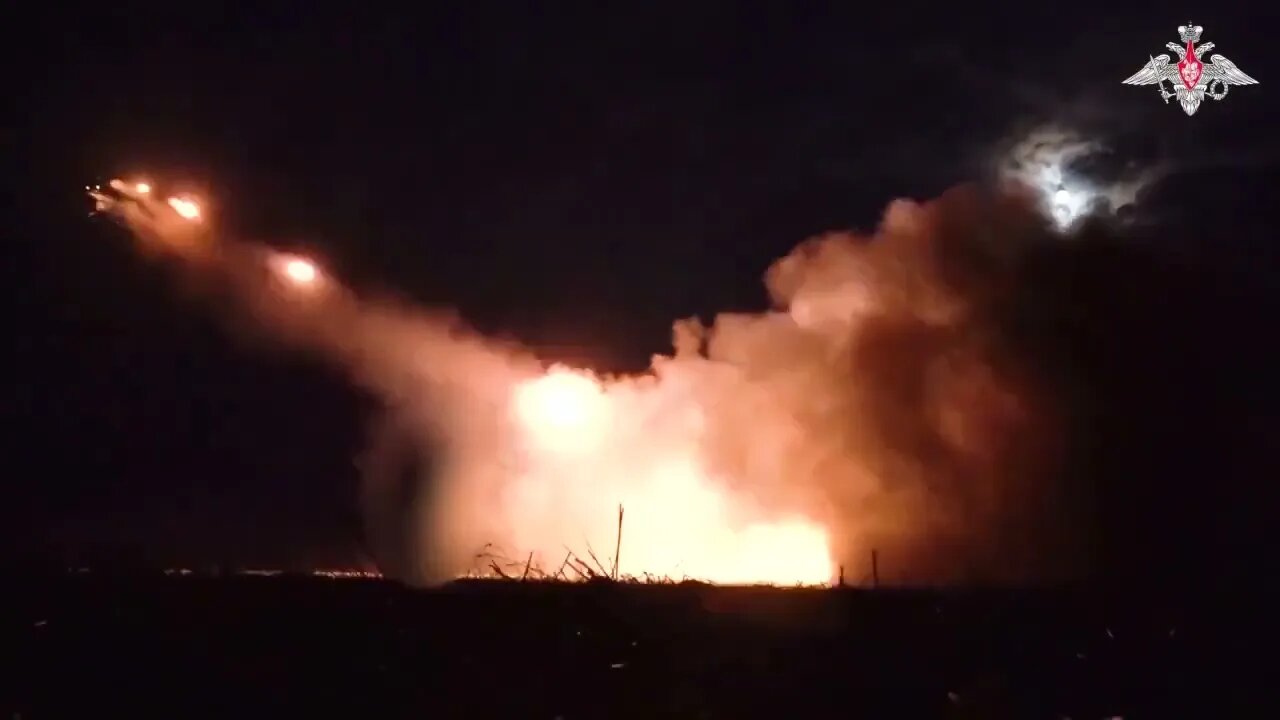 Russian Grad MLRS crews of Southern MD hit enemy towards Zaporozhye direction