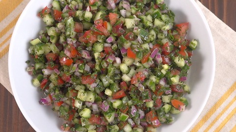Mediterranean Cucumber Salad