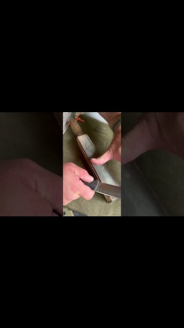 Keeping my Shemanese Sharp. #shorts #sharp #asmr #bushcraft