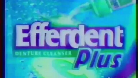 1998 Efferdent "Clean Your Dentures In Efferdent" Commercial (90's Commercial)