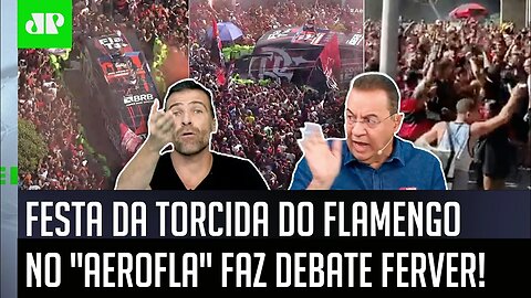 "OLHA esse AEROFLA, cara! NÃO É POSSÍVEL que você DIGA que..." Torcida do Flamengo faz DEBATE FERVER