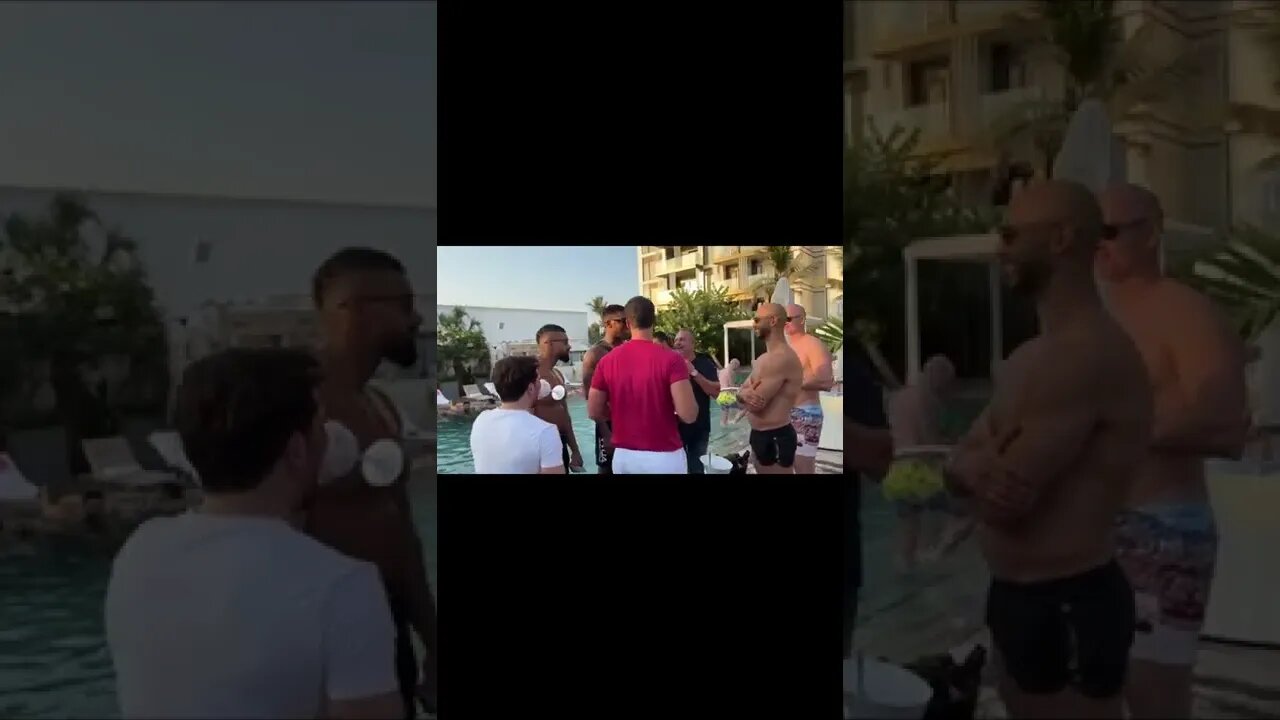 Andrew Tate & Tristan Tate Meet Anthony Joshua In Dubai! #shorts