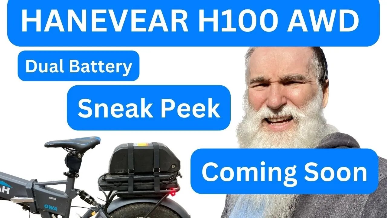 Sneak Peek: Folding Ebike Dual Battery Install & Range Test: Hanevear H100 AWD Coming Soon