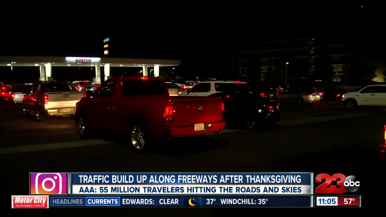 Traffic Build Up after thanksgiving