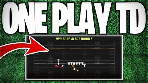 DESTROY DB Fire 2 with this Glitch RPO One Play TD in Madden 23!